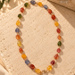 LIVIA colar multicolor em pedras naturais, fotografia de produto