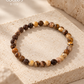 Pulseira masculina Locas Biju em pedras naturais, fotografia de produto